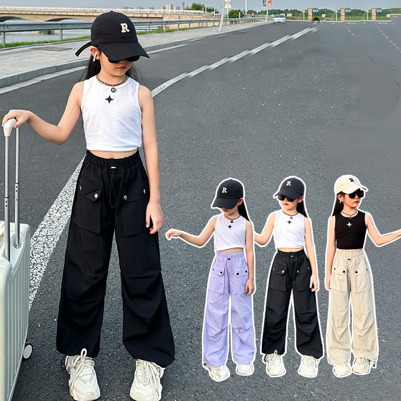 Outdoor Adventure Outfit - Легкие брюки-карго для девочек с защитой