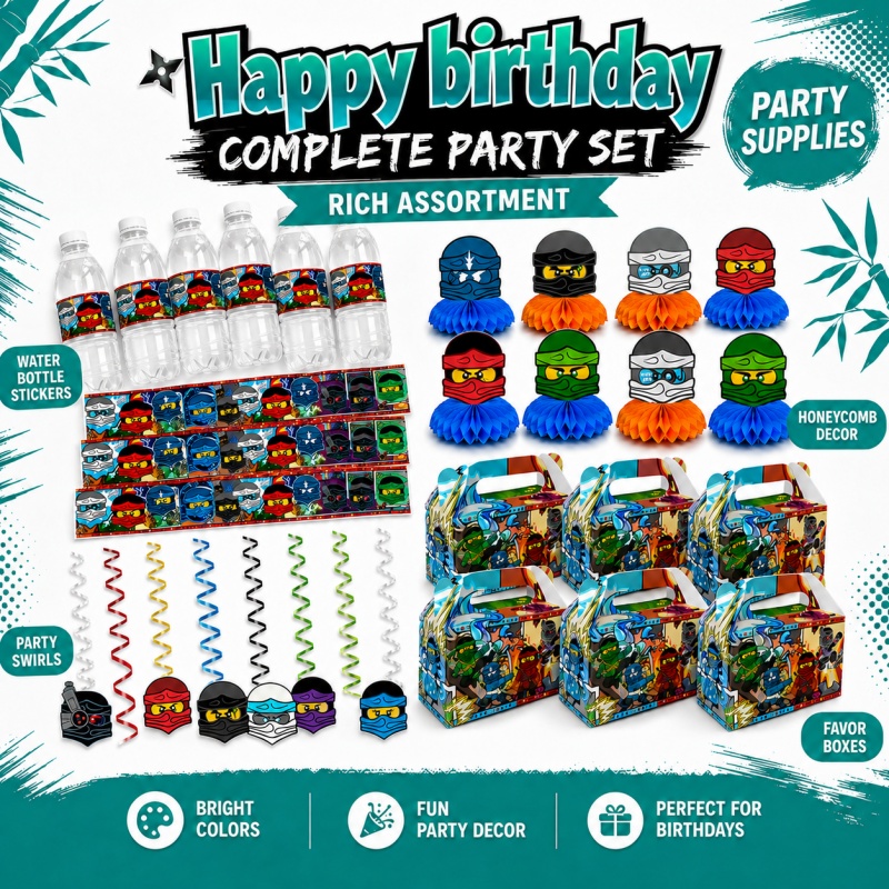 Набор декораций для дня рожден – обзор и цена Outdoor Adventure Birthday Party